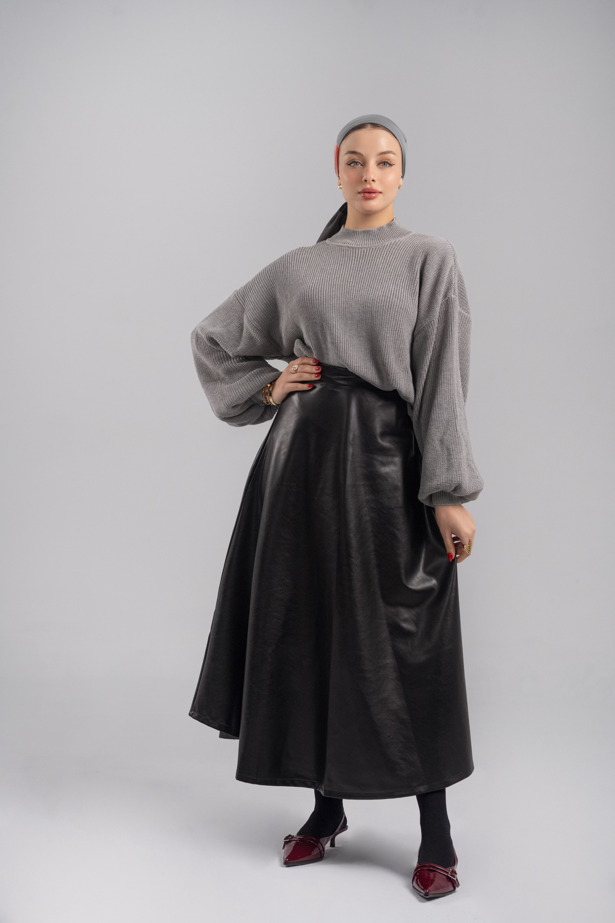 Veloura Knit Sweater – Pull femme Labelnou – vue 6
