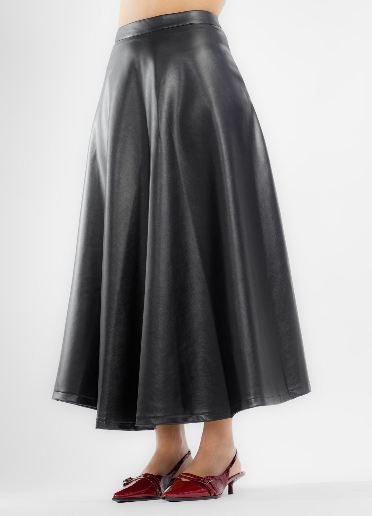 LuxeAura Maxi Skirt – Jupe femme Labelnou – vue 7