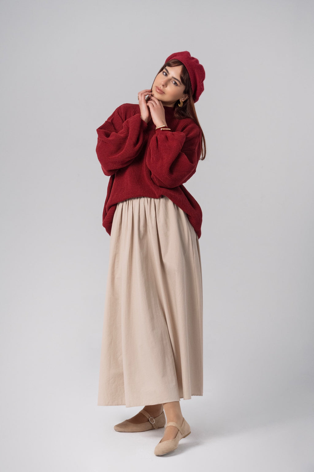 Veloura Knit Sweater – Pull femme Labelnou