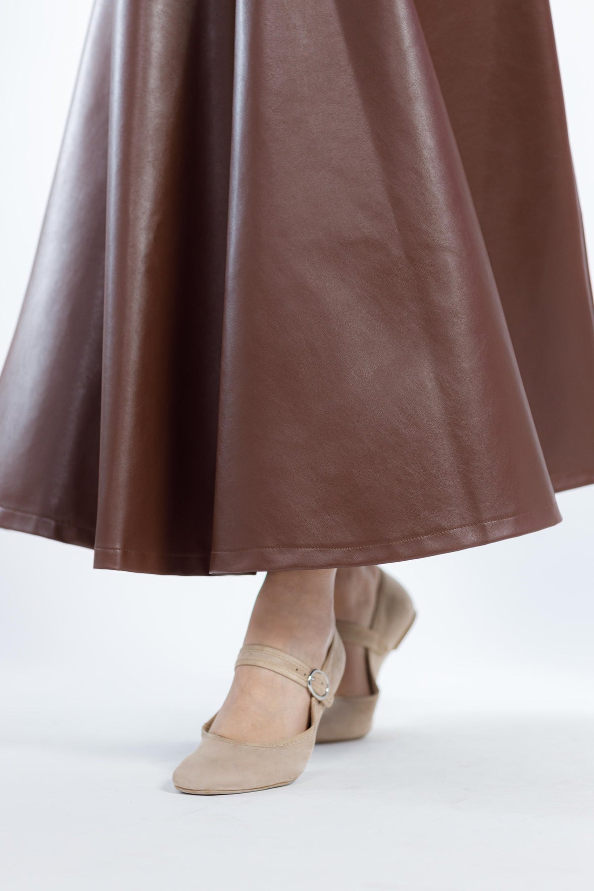 LuxeAura Maxi Skirt – Jupe femme Labelnou – vue 4