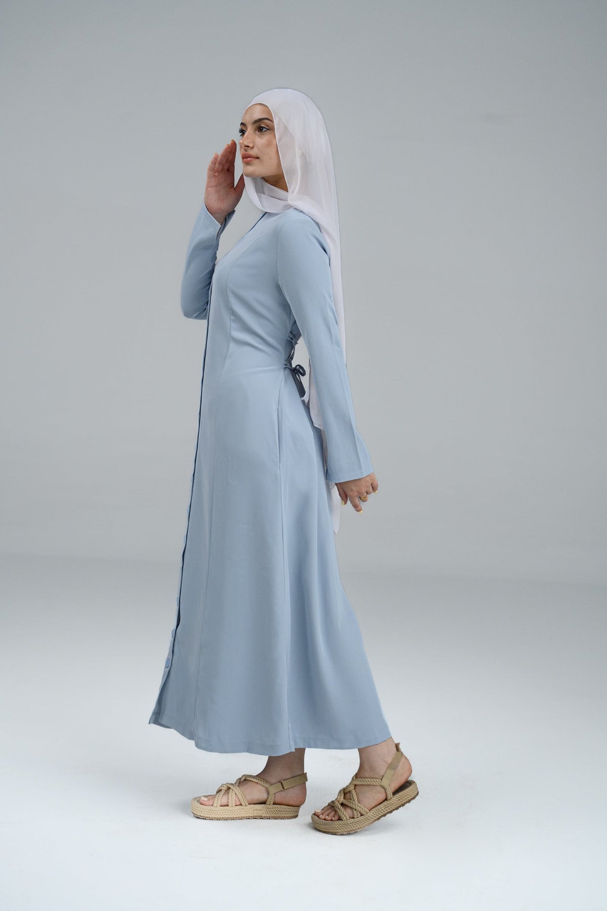 Robe à manches longues Lunna – Robe femme Labelnou – vue 2