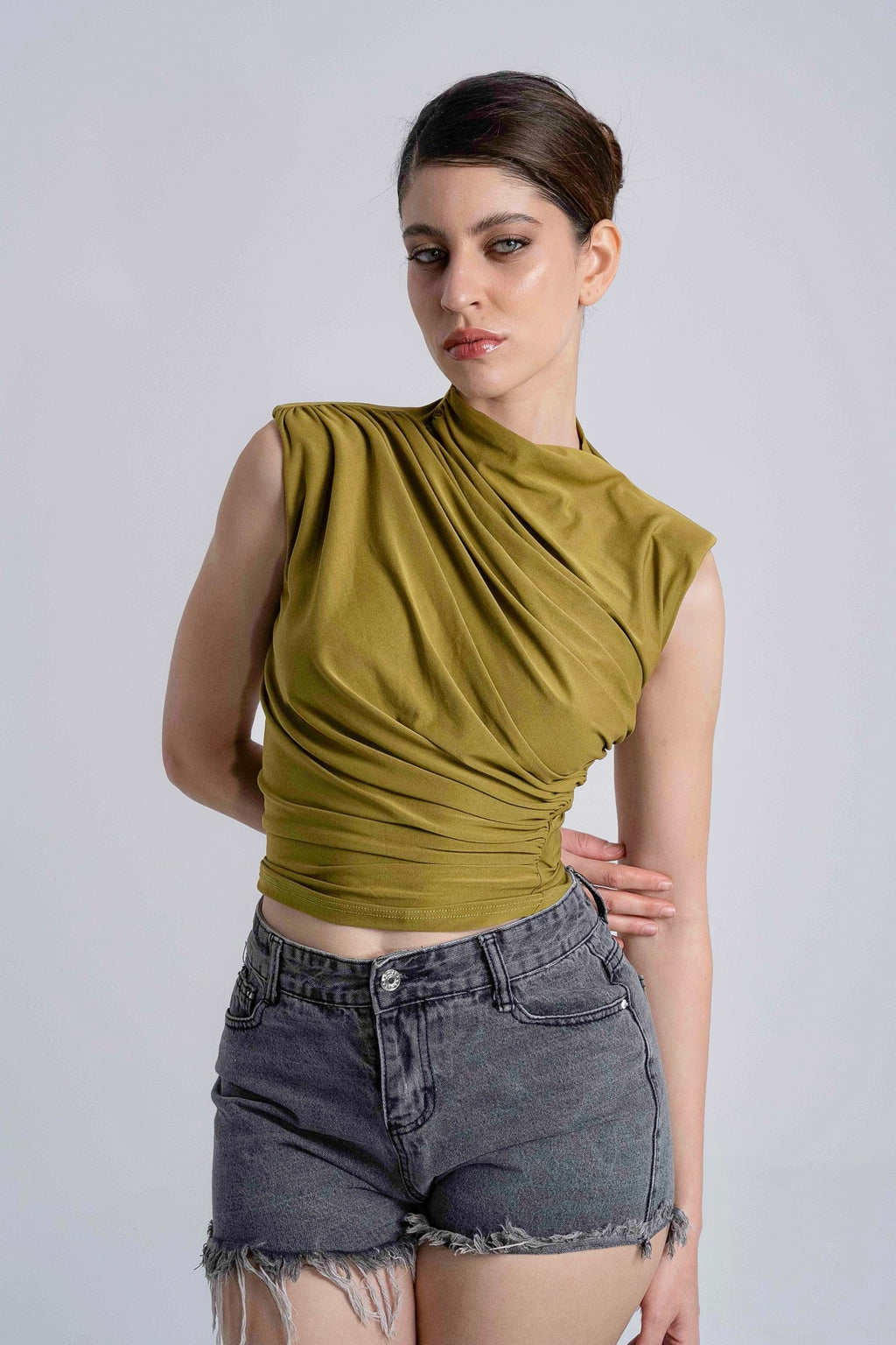 Pull Épaulettes – Pull femme Labelnou – vue 2