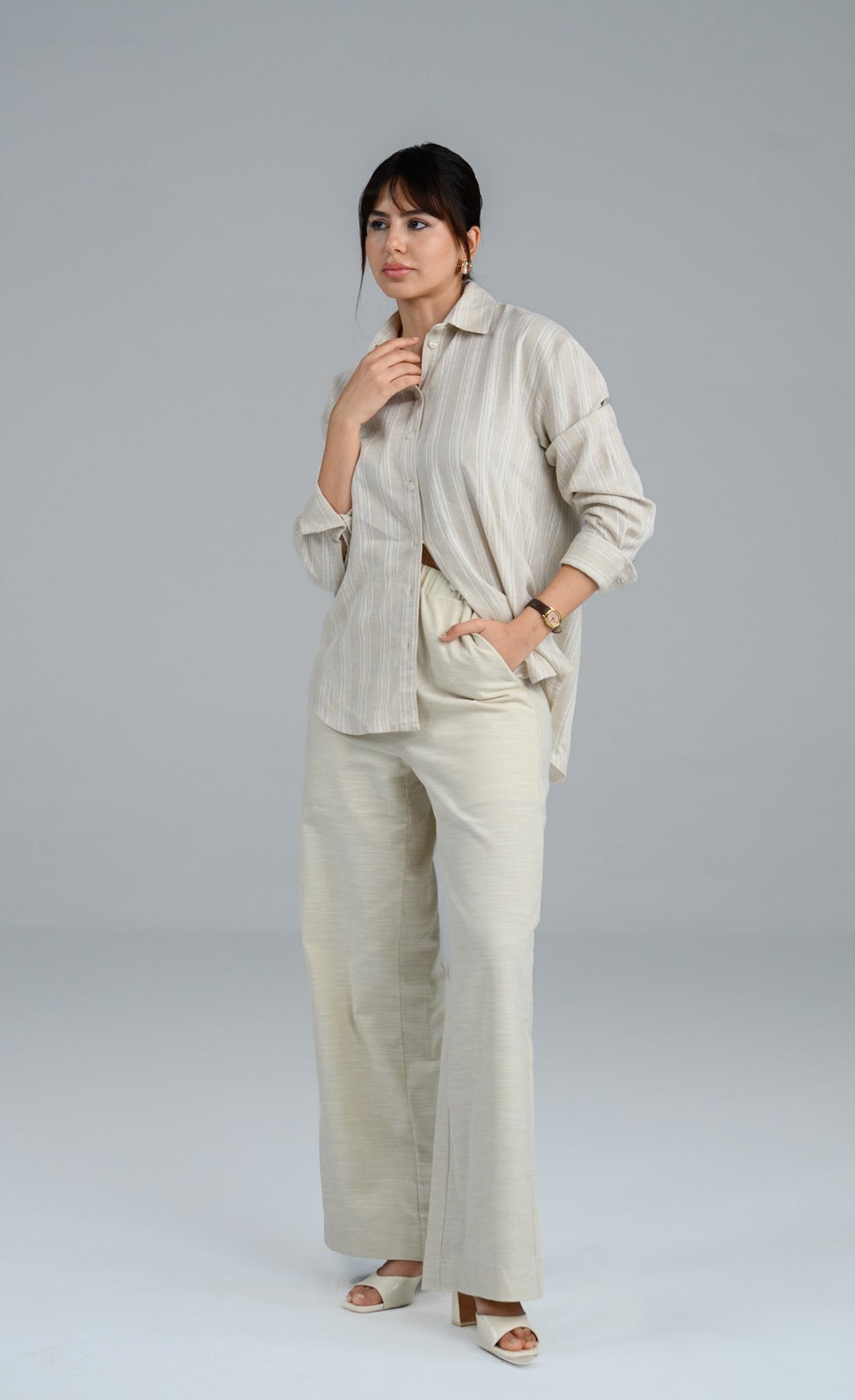 Atlas shirt OVERSIZED – Chemise femme Labelnou – vue 6
