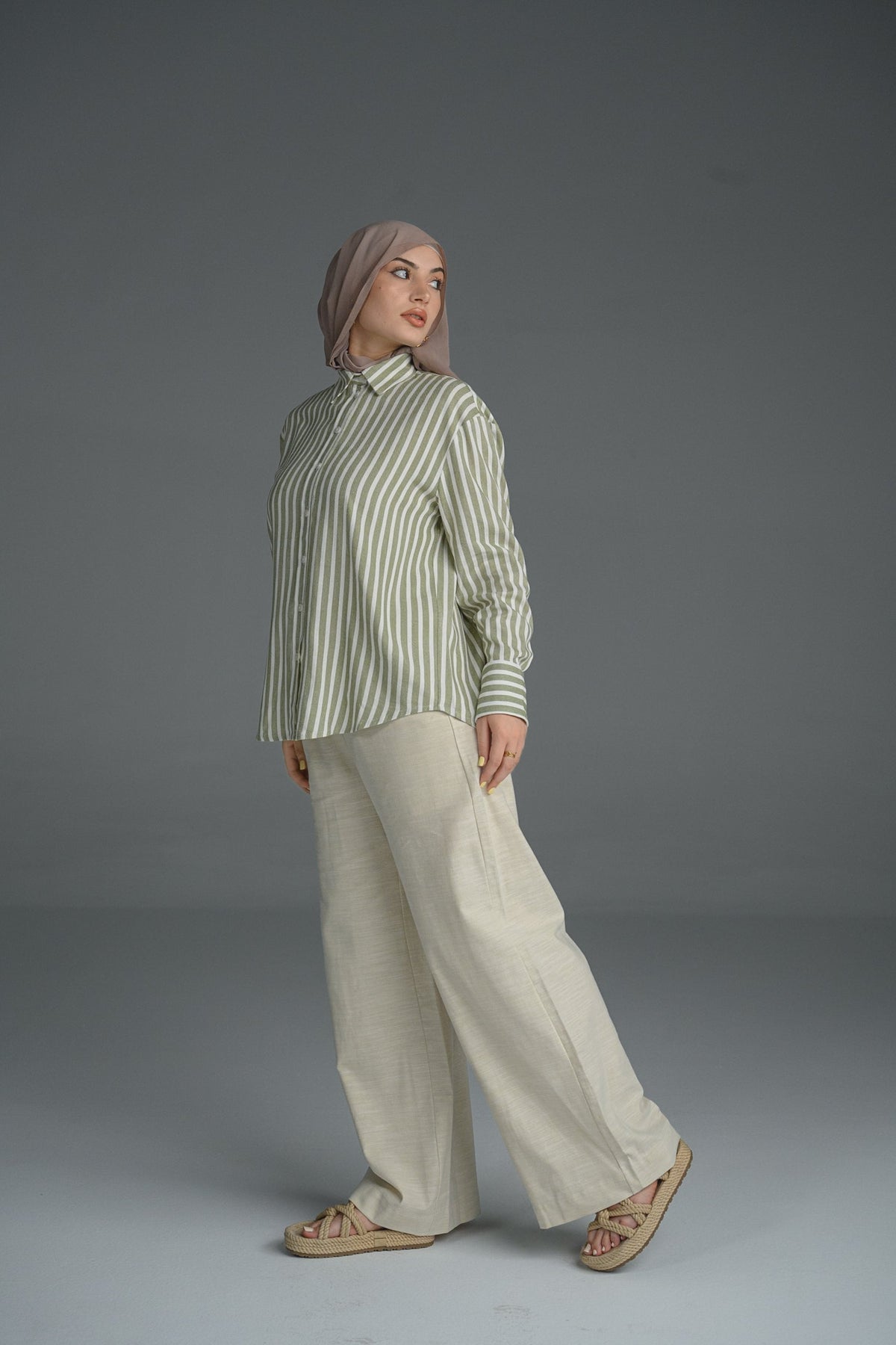The Nomad shirt OVERSIZED – Chemise femme Labelnou – vue 3