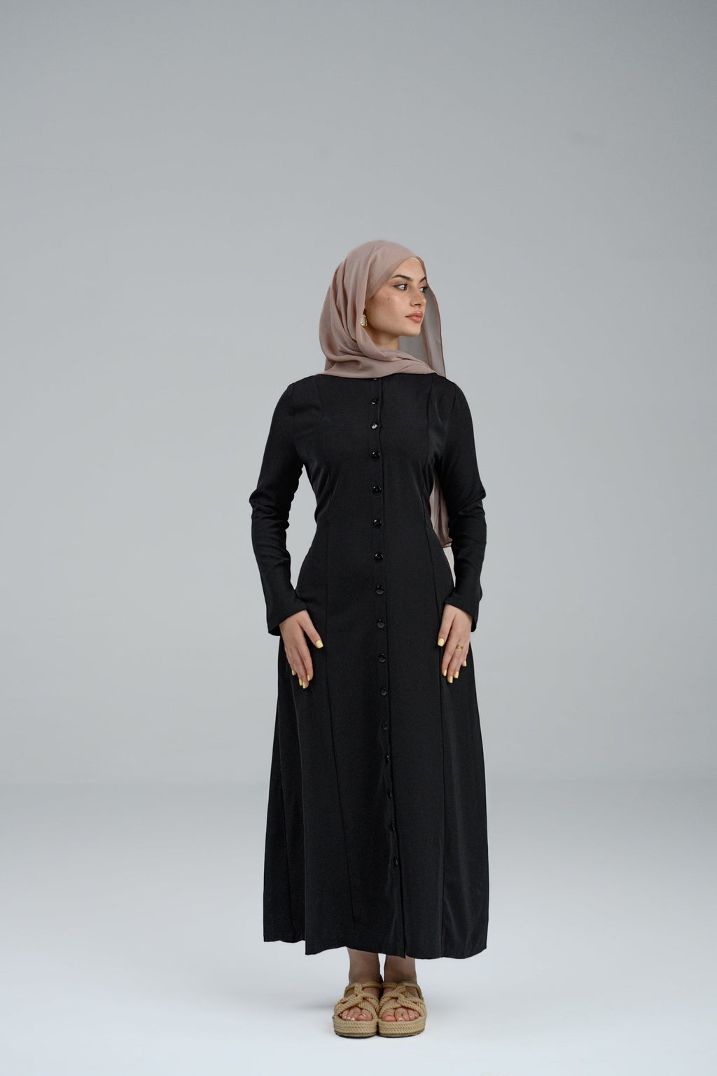 Robe à manches longues Lunna – Robe femme Labelnou – vue 6