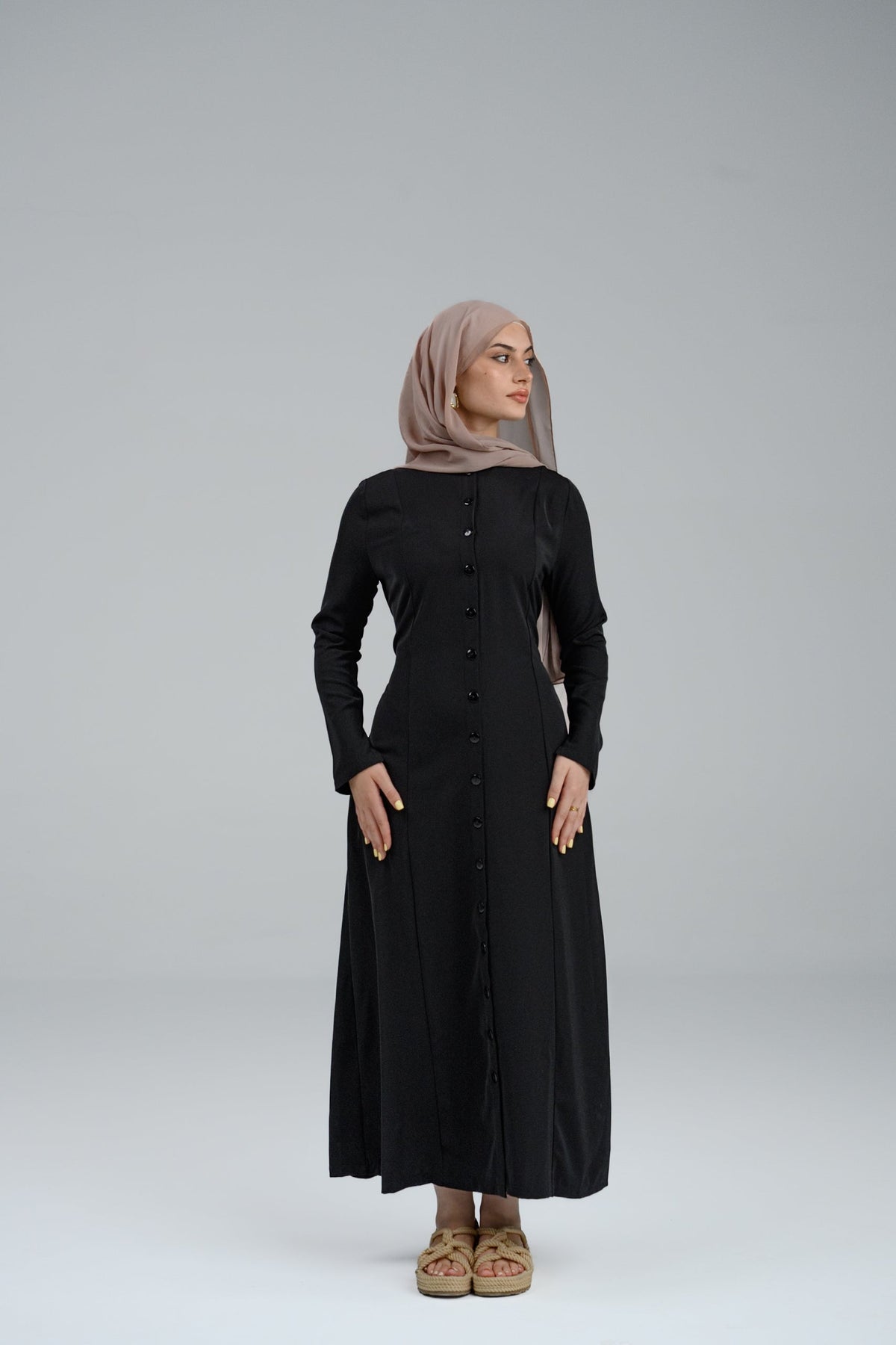 Robe à manches longues Lunna – Robe femme Labelnou – vue 6