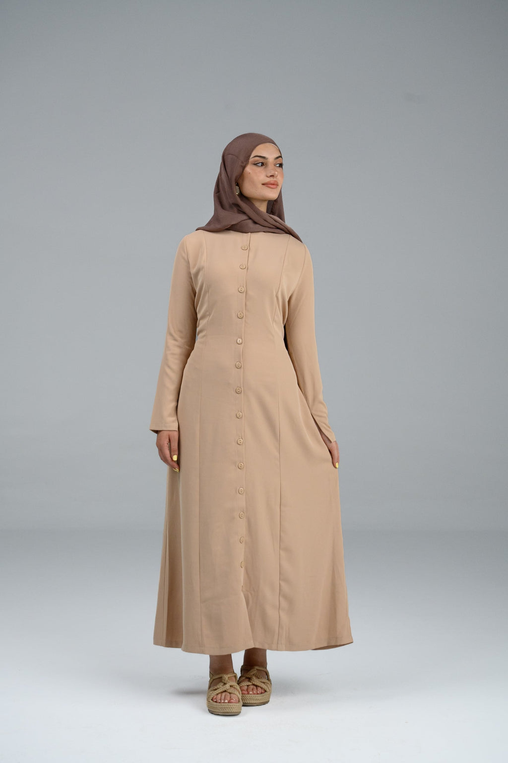 Robe à manches longues Lunna – Robe femme Labelnou – vue 4