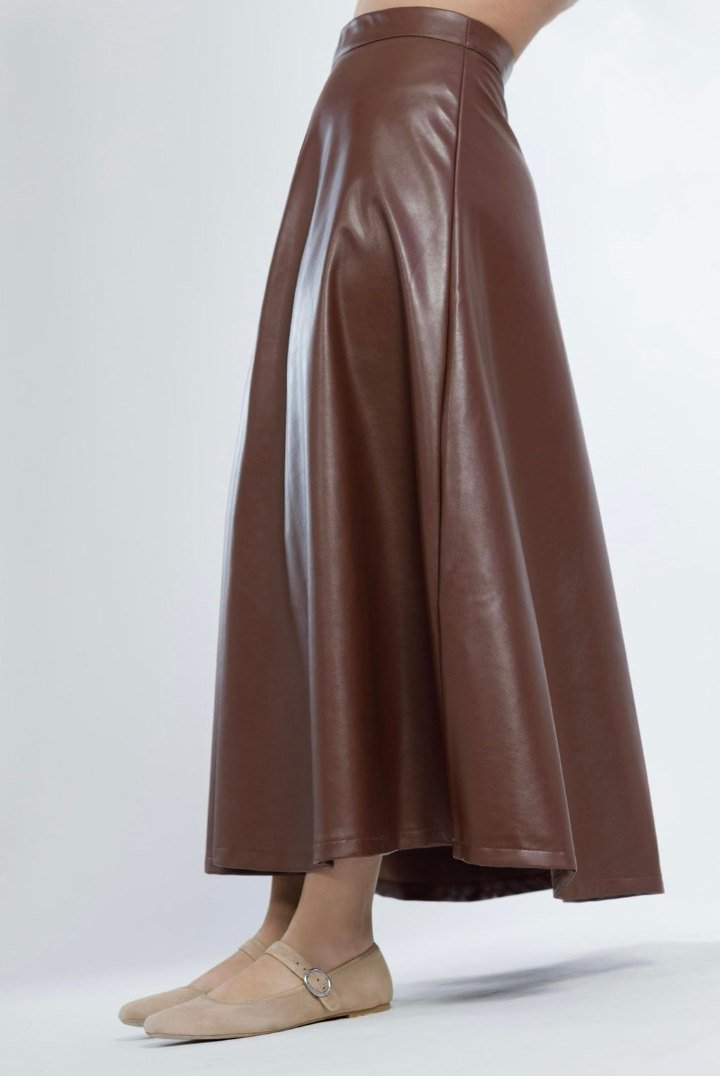 LuxeAura Maxi Skirt – Jupe femme Labelnou – vue 3